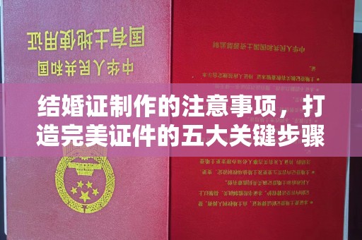 开远结婚证制作的注意事项，打造完美证件的五大关键步骤